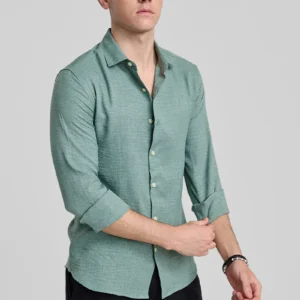 Mint Green Slim Fit Shirt